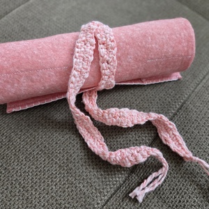 Krétatartó rózsaszín, Táska & Tok, Variálható táska, Varrás, MESKA