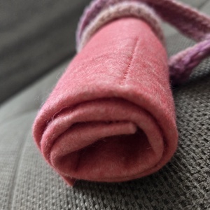 Krétatartó rózsaszín 2 - táska & tok - variálható táska - Meska.hu