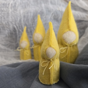 Manó család  sárga, Játék & Sport, Plüssállat & Játékfigura, Manó, Varrás, MESKA