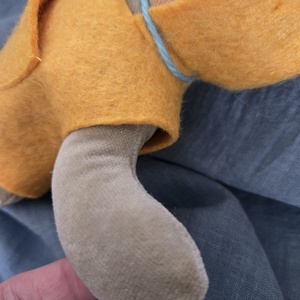 Waldorf csecsemő baba sárga - baba - mama - baba játékok - waldorf játékok - Meska.hu