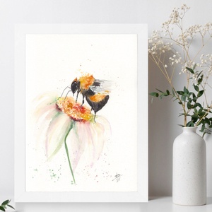 Zümi - eredeti akvarell illusztráció, NEM PRINT, A4 - méhecske - gyerekszobába - az ÁLLATI! -sorozat része - művészet - festmény - akvarell - Meska.hu Zümi - eredeti akvarell illusztráció, NEM PRINT, A4 - méhecske - gyerekszobába - az ÁLLATI! -sorozat része - művészet - festmény - akvarell - Meska.hu