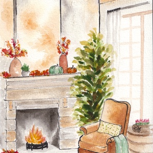 Anettnek - külön kérésre drótszőrű tacsival :) 13x18 cm-es méretben - Meska.hu