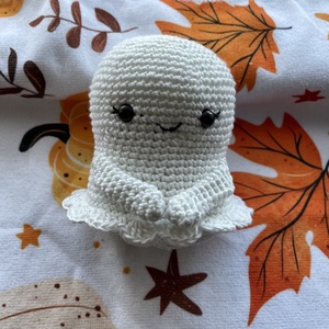 Világító szellem , Otthon & Életmód, Dekoráció, Halloween, Halloweeni figurák, Horgolás, MESKA