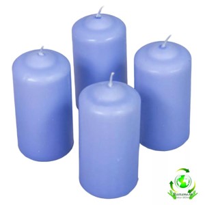 Mártott henger gyertya 50x100 mm - milka lila, Kellékek & szerszámok, Dekorációs gyertya, Dekorációs kellékek, , MESKA