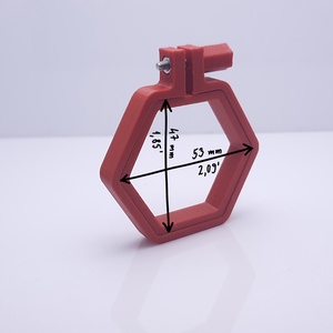 Hexagon Mini hímzőráma, 5 cm - kellékek & szerszámok - szerszámok, eszközök - egyéb szerszám, eszköz - Meska.hu