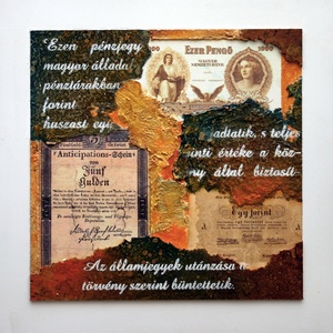 Lantos György: Money II, Művészet, Festmény, Olajfestmény, Festészet, MESKA
