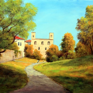 Lantos György: Sárospataki vár 50x70 cm - Meska.hu