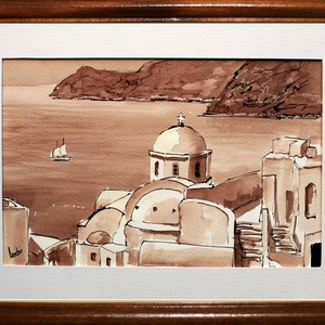 Lantos György: Santorini - Meska.hu