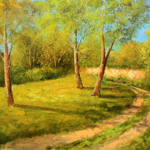 Lantos György: Nyár 40x60 cm - Meska.hu