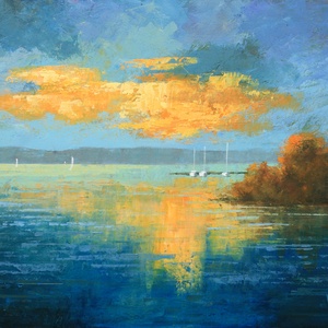 Lantos György: Balaton  - Meska.hu