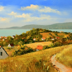 Lantos György: Szigliget - Meska.hu