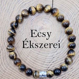 Tigrisszem ásvány karkötő  - Meska.hu