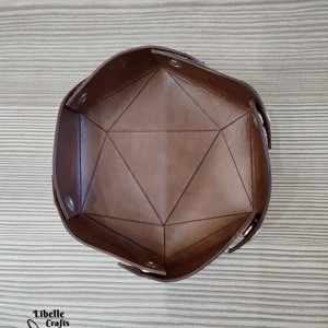 Hatszögletű - D20 sziluettes kockadobó tálca, , , MESKA