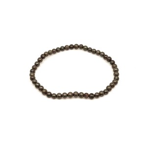 Pirit golyó karkötő 45 mm - Meska.hu