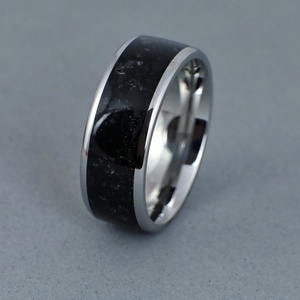 Nemesacél Gyűrű Obszidián Ásvánnyal. Vízálló, Karcálló, Anti-Allergén, Egyedi Megrendelésre! - ékszer - gyűrű - kerek gyűrű - Meska.hu Nemesacél Gyűrű Obszidián Ásvánnyal. Vízálló, Karcálló, Anti-Allergén, Egyedi Megrendelésre! - ékszer - gyűrű - kerek gyűrű - Meska.hu