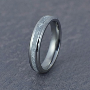 Nemesacél Gyűrű Holdkő És Magnezit Ásványokkal. Vízálló, Karcálló, Anti-Allergén, Egyedi Megrendelésre! - Meska.hu