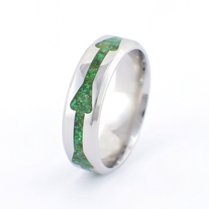 Nemesacél Gyűrű Peridottal, Klorittal, Zöld Opállal. Vízálló, Karcálló, Anti-Allergén, Egyedi Megrendelésre! - ékszer - gyűrű - kerek gyűrű - Meska.hu