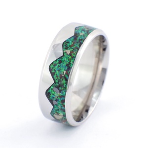 Nemesacél Gyűrű Hematit, Pirit, Mahagóni Obszidián És Fekete Tűz Opállal . Vízálló, Karcálló, Egyedi Megrendelésre!, Ékszer, Gyűrű, Kerek gyűrű, Ékszerkészítés, MESKA