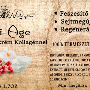 Anti Age - Goji éjszakai krém Kollagénnel -  - Meska.hu