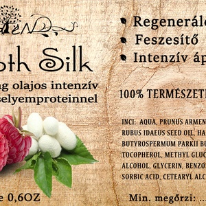 Smooth Silk -Bio Málnamag olajos intenzív regeneráló selyemproteinnel - szemkörnyékre -  - Meska.hu