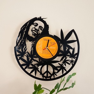 Bakelit falióra Bob Marley  - művészet - bakelit lemezek & kazetták - Meska.hu