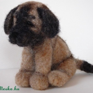 Leonbergi kölyök kutya nemezből  -  - Meska.hu