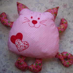 Cirmi az ölelgetős cica párna -  - Meska.hu