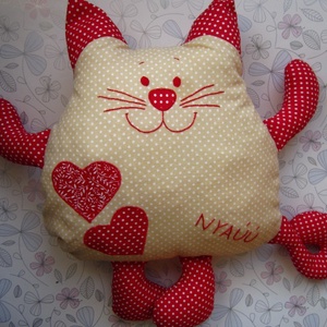 Cirmi az ölelgetős cica párna -  - Meska.hu