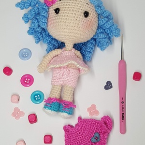 Mimi amigurumi baba - játék & gyerek - baba & babaház - öltöztethető baba - Meska.hu Mimi amigurumi baba - játék & gyerek - baba & babaház - öltöztethető baba - Meska.hu
