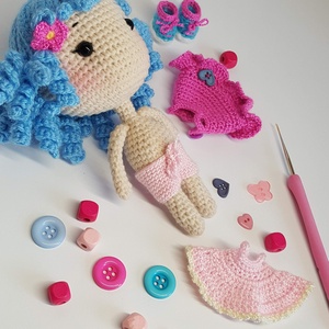 Mimi amigurumi baba - játék & gyerek - baba & babaház - öltöztethető baba - Meska.hu Mimi amigurumi baba - játék & gyerek - baba & babaház - öltöztethető baba - Meska.hu