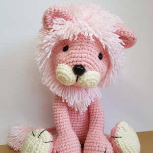 Amigurumi oroszlán - játék & sport - plüssállat & játékfigura - más figura - Meska.hu
