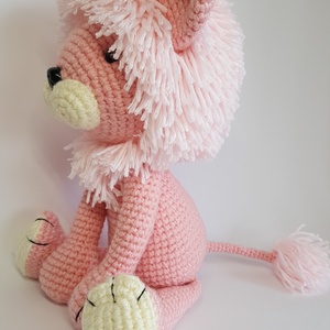 Amigurumi oroszlán - játék & sport - plüssállat & játékfigura - más figura - Meska.hu