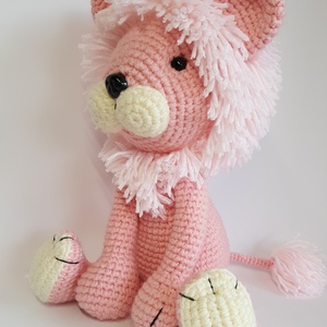 Amigurumi oroszlán - játék & sport - plüssállat & játékfigura - más figura - Meska.hu