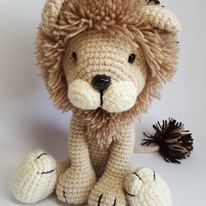 Amigurumi oroszlán -  - Meska.hu