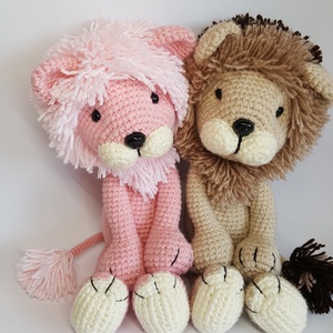 Amigurumi oroszlán -  - Meska.hu