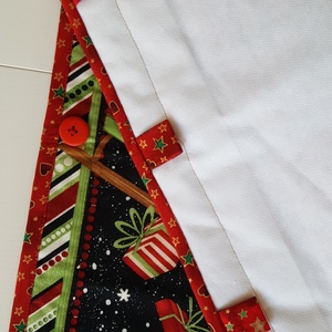 Télapós adventi naptár rénszarvas szánnal - karácsony - adventi díszek - adventi naptár - Meska.hu