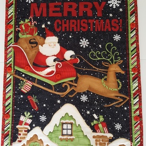 Télapós adventi naptár rénszarvas szánnal - karácsony - adventi díszek - adventi naptár - Meska.hu