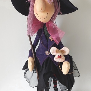 Halloween boszorkány dekoráció - halloweeni figurák - halloweeni figurák - Meska.hu