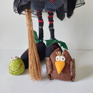 Halloween boszorkány dekoráció - halloweeni figurák - halloweeni figurák - Meska.hu