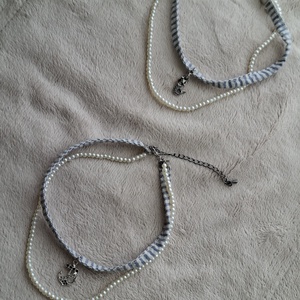 Tengerész Choker  - ékszer - nyaklánc - medálos nyaklánc - Meska.hu
