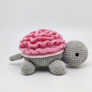 Rózsás teknős, Játék & Sport, Plüssállat & Játékfigura, Teknős, Horgolás, MESKA