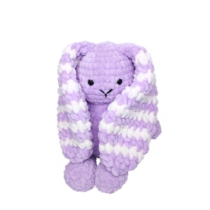 Horgolt plüss nyuszi � puha ölelhető játék - játék & sport - plüssállat & játékfigura - nyuszi - Meska.hu