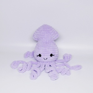 Lila horgolt tintahal, Játék & Sport, Plüssállat & Játékfigura, Polip, medúza, Horgolás, MESKA
