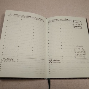 A/5 határidőnapló, fakéreg mintás, kampós - otthon & életmód - papír, írószer - jegyzetfüzet & napló - Meska.hu