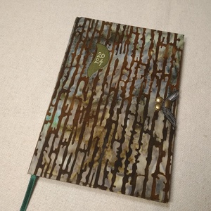 A/5 határidőnapló, fakéreg mintás, kampós - otthon & életmód - papír, írószer - jegyzetfüzet & napló - Meska.hu