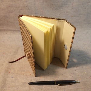 A/6 Zöld, rózsás-pöttyös, vonalas, tollas notesz  - otthon & életmód - papír, írószer - jegyzetfüzet & napló - Meska.hu