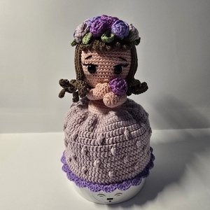 Horgolt virágcsokor baba - játék & sport - baba & babaház - baba - Meska.hu