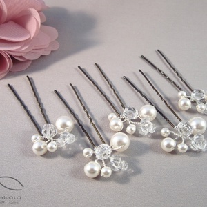  Esküvői hajdísz - gyöngyös bogyós -  - Meska.hu