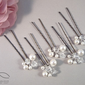  Esküvői hajdísz - gyöngyös bogyós -  - Meska.hu