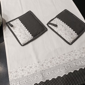 Konyhai törlőkendő , edényfog� - otthon & életmód - konyhafelszerelés, tálalás - konyhai textil - edényfogó & edényfedő - Meska.hu